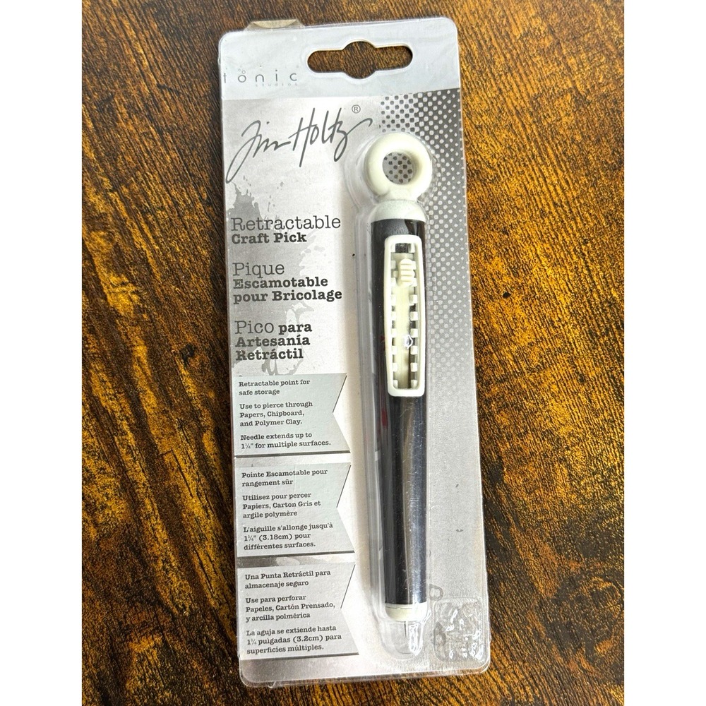 Tonic Studios Tim Holtz Retractable Craft Pick Piercing Tool MPN 372E